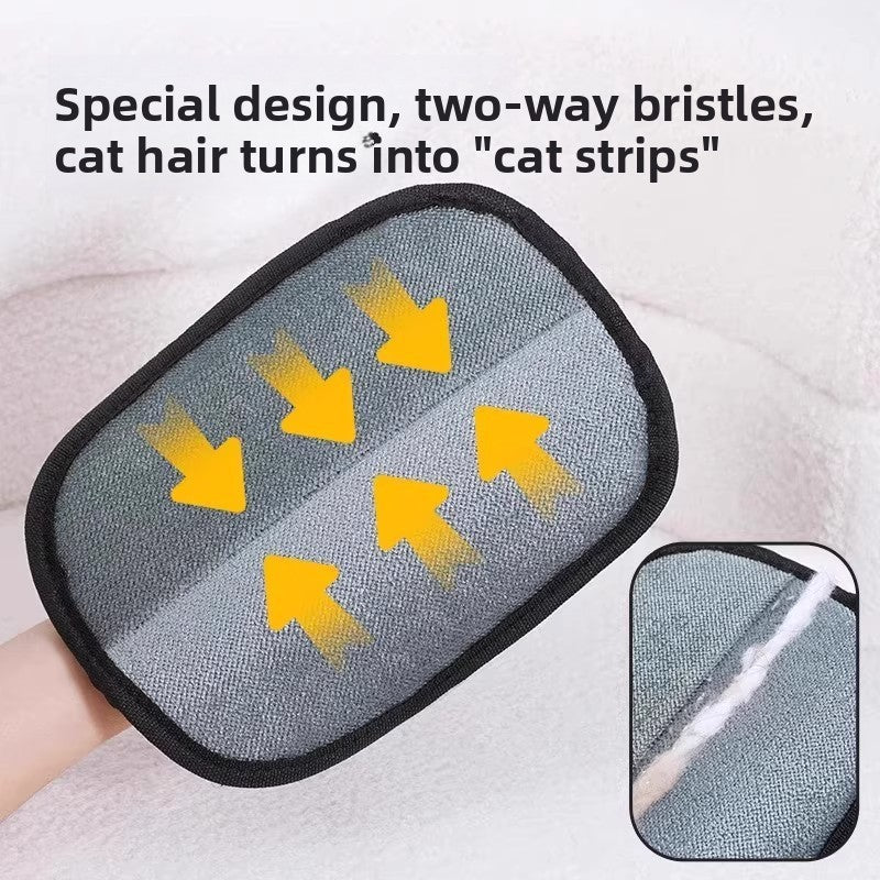 Pet Hair Removal Gloves Static Lint Brush